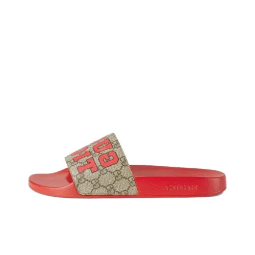 GUCCI Тигр Стильный Сандалии Мужской Красный