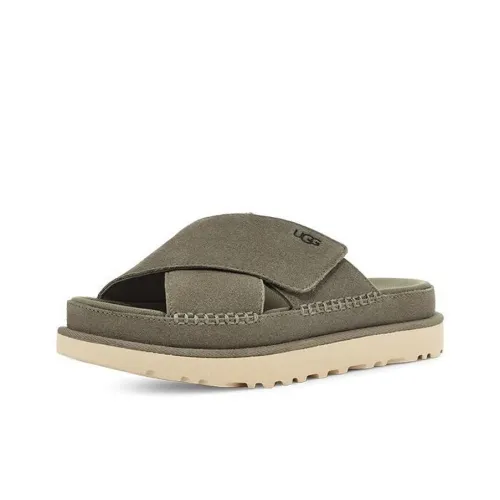 UGG ЭВА Слипоны Женские Моховый Зеленый