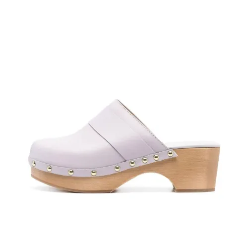 Aeyde Домашние тапочки Женские Фиолетовые