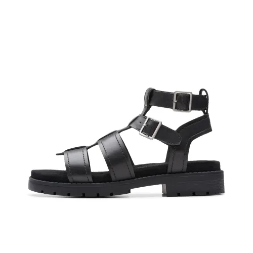 Clarks Римские Сандалии Женские Черные