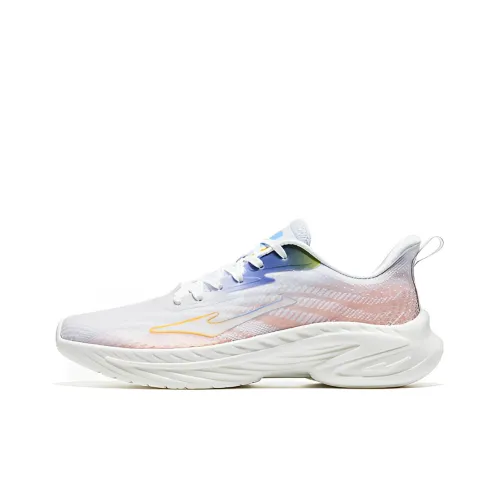 Erke Амортизация Противоскользящий Устойчивый к износу Легкий Низкий отскок Низкий топ Беговые кроссовки Мужской Белый Синий Фиолетовый