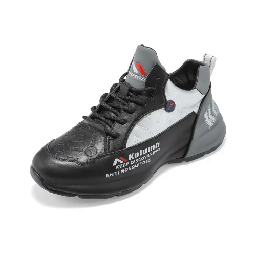 KOLUMB Casual MID Топ Черный Серебряный Серый Мужской