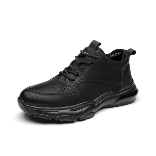 EGCHI Устойчивый к истиранию MID Топ Life Casual Мужской Черный