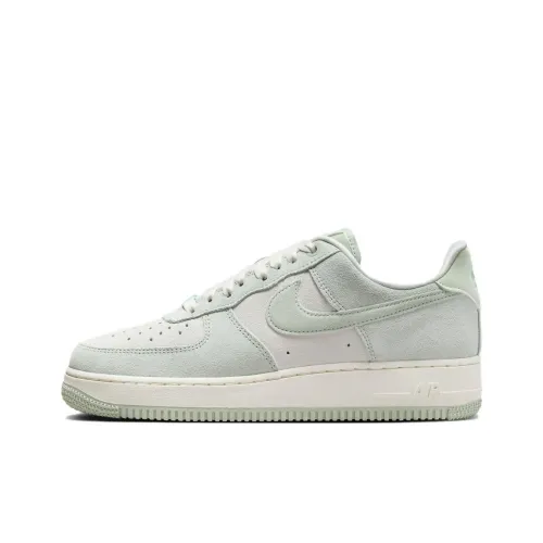 Nike Air FORCE 1 Slip-on Устойчивый к истиранию Низкий Топ Скейтбординг Кроссовки Женские Белый Зеленый