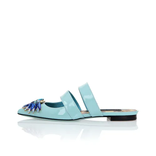 PHILIPP PLEIN Домашние тапочки Женские Светло-синие