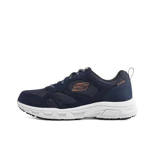 Skechers Oak Canyon Low Топ Кэжуал Мужской Морской Синий