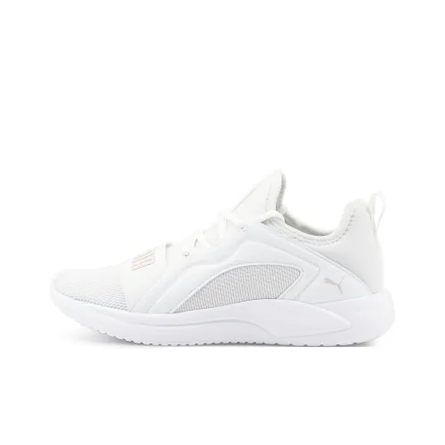 PUMA Resolve Street Slip Resistant Abrasion Resistant Низкий Топ Марафон Беговые кроссовки Женские Белые