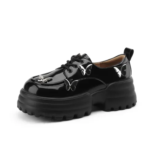 JOSINY Лоферы 6,5 см Женские Черный Экрю