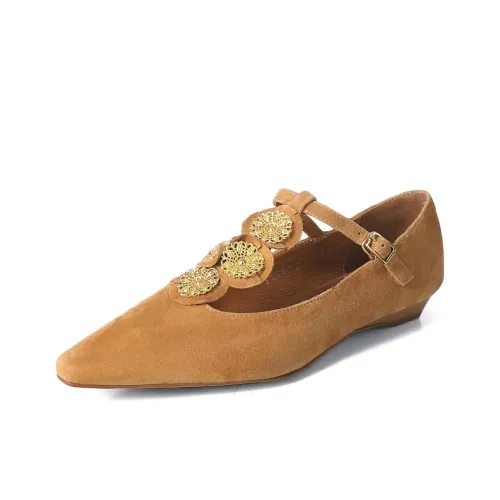 Naiyee Туфли Mary Jane с плоской подошвой 2,2 см женские