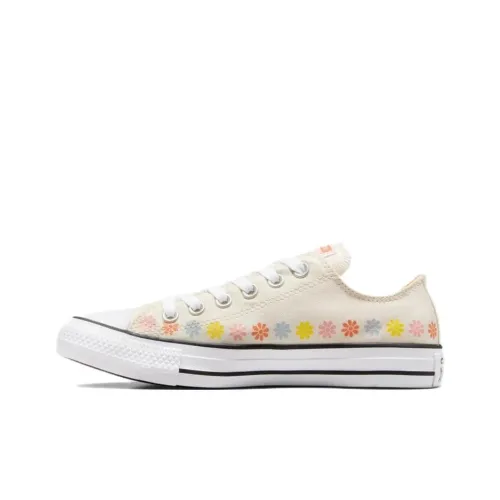 Converse Chuck Taylor All Star Износостойкие Дышащие Низкие Кеды Женские Бежевые