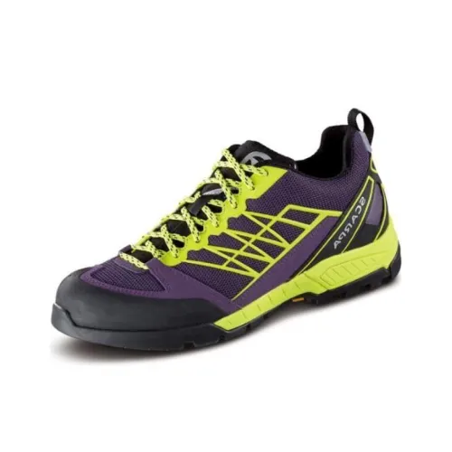 SCARPA Уличная обувь Низкий топ Фиолетовый Желтый Женский