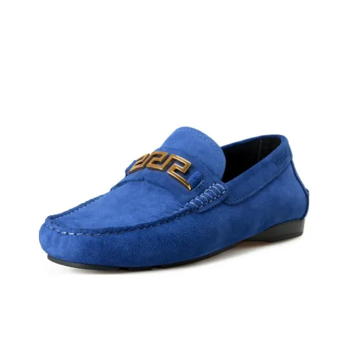 VERSACE Лоферы Blue Men's