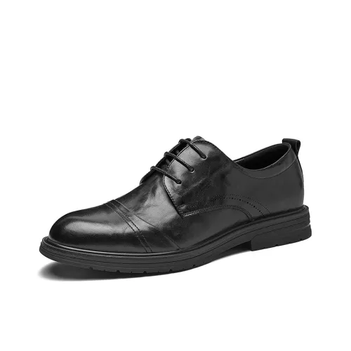 SEPTWOLVES BROGUE Кожаные туфли Мужские Черные