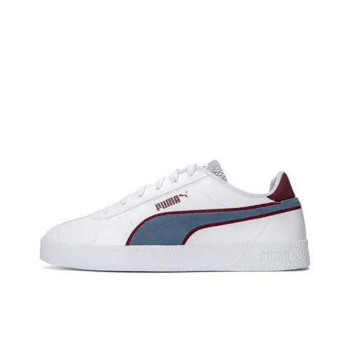 PUMA Club Retro PREP Low Топ Скейтборд Кроссовки Унисекс Белый Синий Фиолетовый