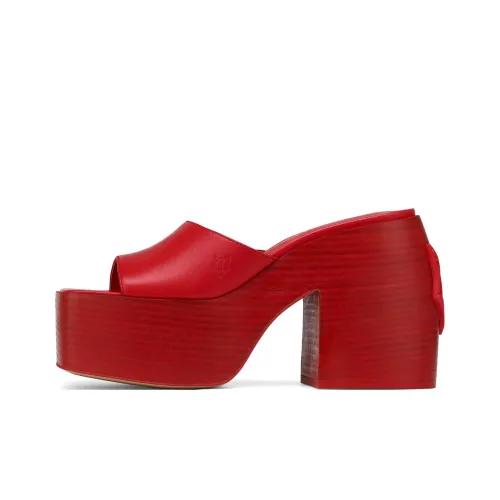 Naked Wolfe Фантазийный Аbrasion-Resistant Слипоны Женские Красный