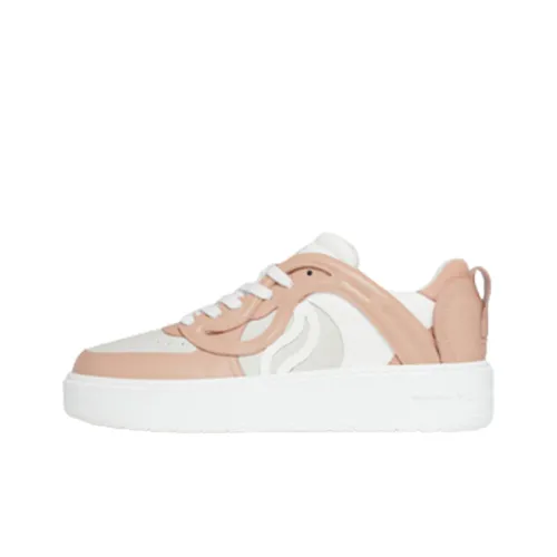 Stella McCartney S Wave Low Top Скейтборд Кроссовки Женские Светло-Розовые