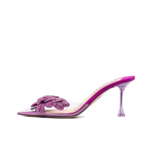 AQUAZZURA Стильные сандалии женские фиолетовые