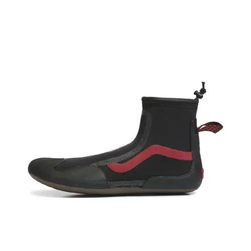 Nathan FLORENCE x Vans Surf Boot 2 Высокие Кроссовки для скейтбординга Унисекс Черные Красные