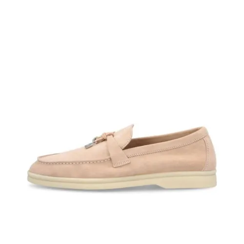 Loro Piana Summer Charms Walk Лоферы Женские Розовые