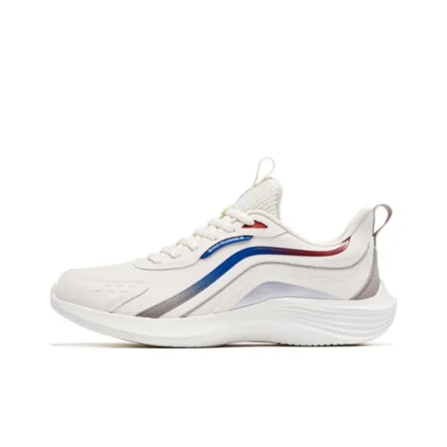 QIAODAN Амортизаторы Lower Skirt Устойчивый к истиранию Низкий Топ Повседневные Беговые кроссовки Мужские Белые