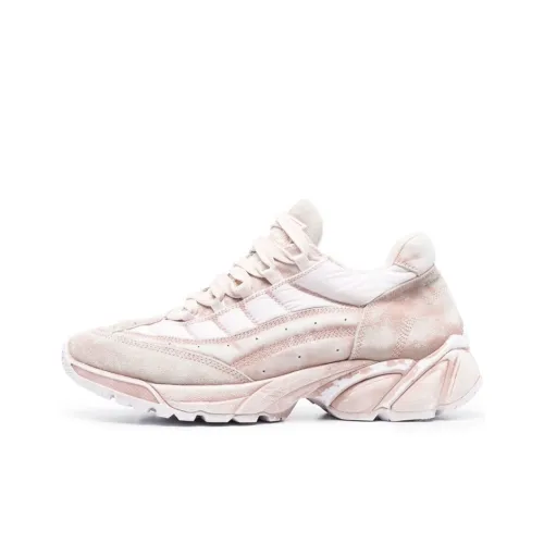 MM6 MAISON MARGIELA Низкий топ Спортивная повседневная обувь Женская Светло-розовая Потертый