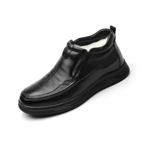 Cigna Мужские повседневные туфли High Top Черные Мужские