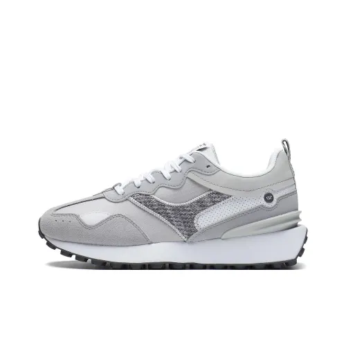 LiNing Slip-resistant Abrasion-resistant Breathable Low-Top Sports Casual Shoes Women's Gray LiNing Противоскользящий Устойчивый к износу Дышащий Низкий Топ Спортивная Повседневная Обувь Женская Серый