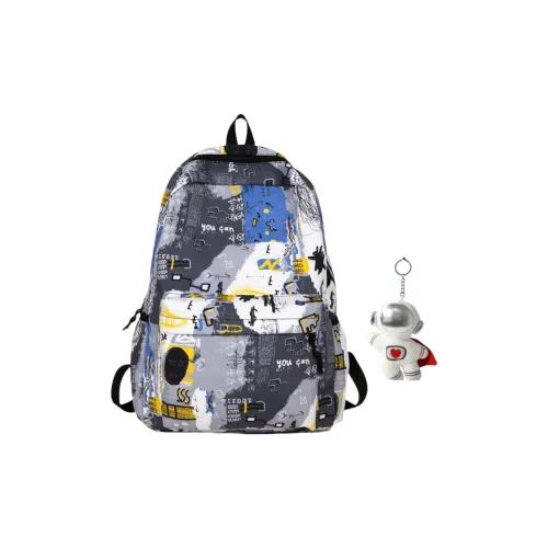 Villelon Нейлоновый рюкзак унисекс белый черный желтый синий