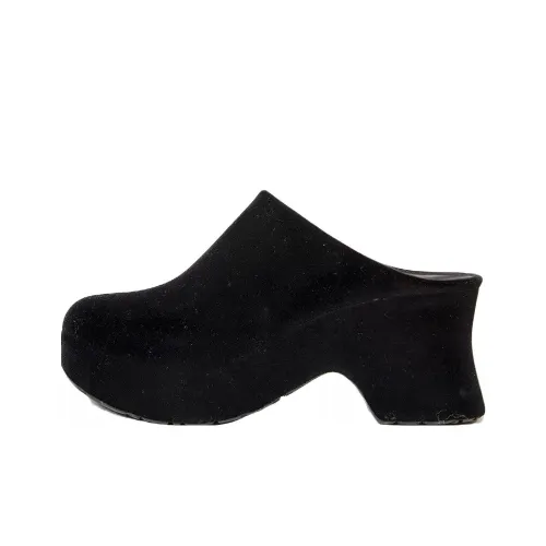 LOEWE Резина Домашние Тапочки Женские Черные