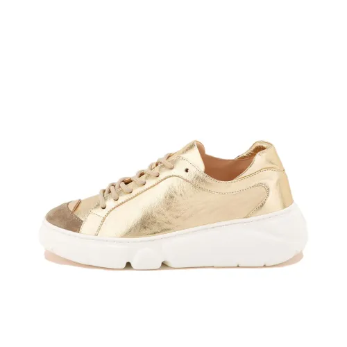 AGL Низкий топ Повседневная обувь Женская Золотая