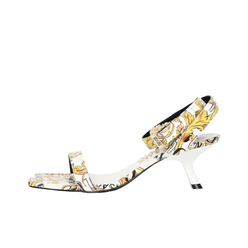 VERSACE JEANS One Ремень Сандалии Женские Белые Желтые