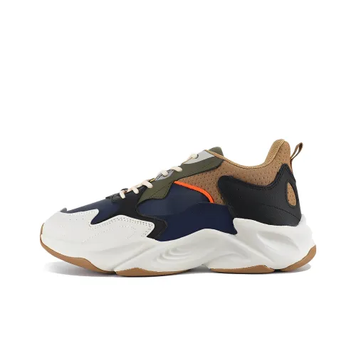 361° Легкий и износостойкий низкий топ спортивная повседневная обувь чернильно-синий