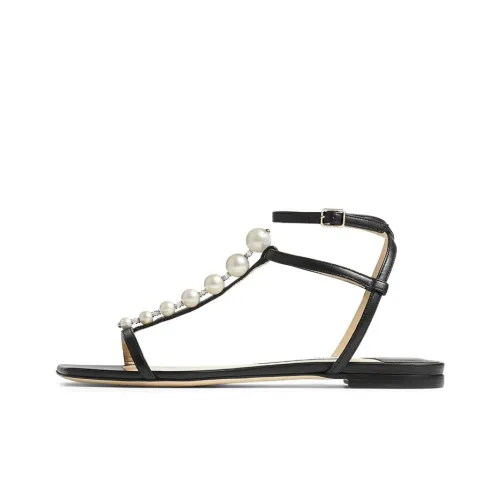 Jimmy Choo One Ремень Сандалии Женские Черные