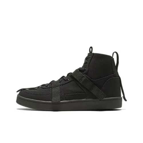 Onitsuka Tiger Petal Abrasion-resistant High Top Скейтборд Кроссовки Unisex Черный