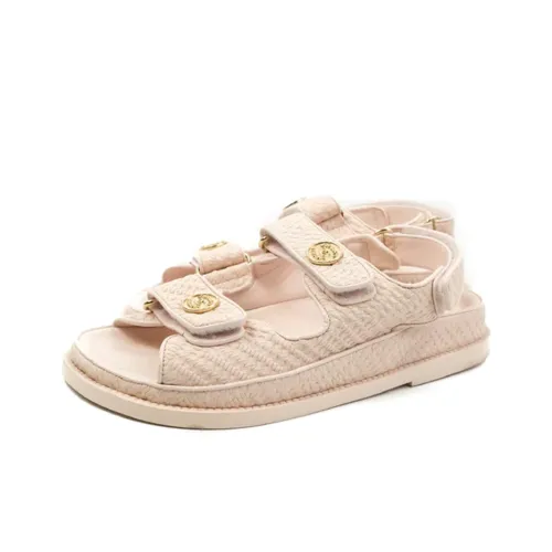 CHANEL Стильные Сандалии Женские Светло-Розовые