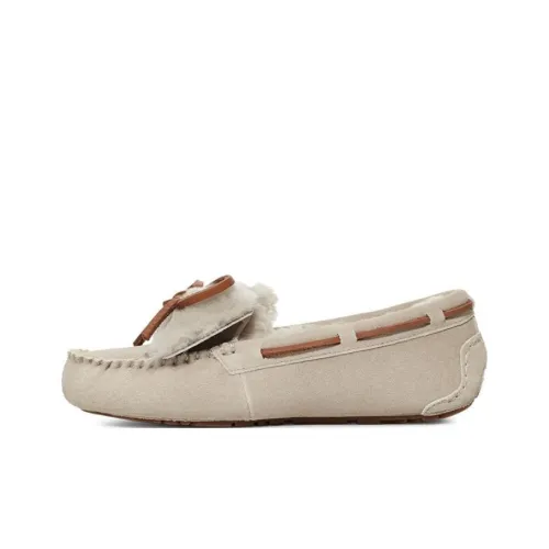 UGG Женские повседневные туфли, козья кожа, коричневый цвет, женские