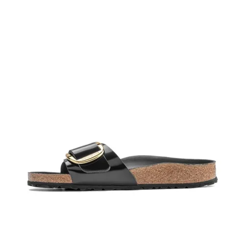 Birkenstock Madrid Антибактериальные Слипоны Женские Черные Узкие