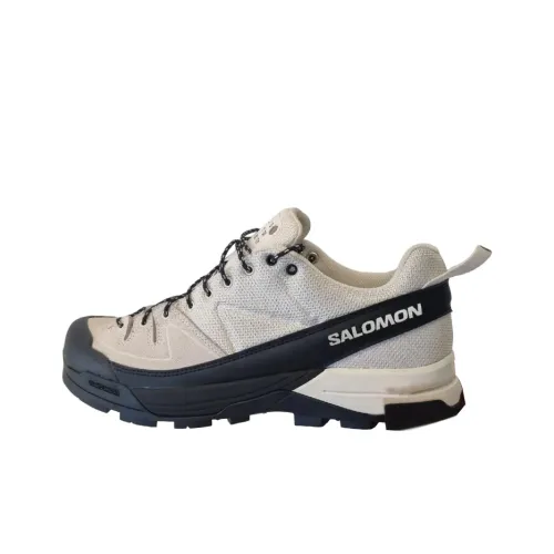 SALOMON x MM6 Maison Margiela Устойчивый к истиранию Низкий Топ Спортивная Повседневная Обувь Женская Белый Черный