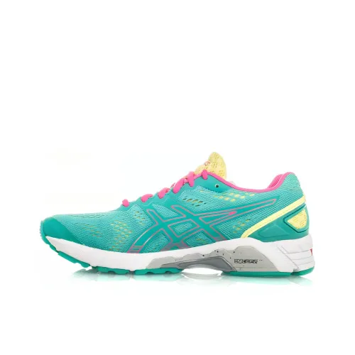 Asics Gel DS Trainer 19 Износостойкий Дышащий Легкий Низкий Топ Беговые кроссовки Женские Зеленый