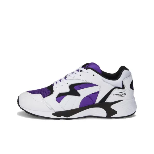 PUMA Prevail Slip-Resistant Abrasion-Resistant Low-Top Беговые кроссовки Унисекс Белый Фиолетовый