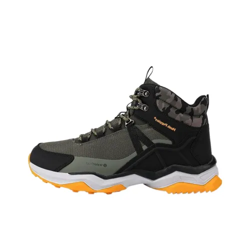 Hush Puppies Высокий Топ Повседневная Обувь Мужская Оливковая