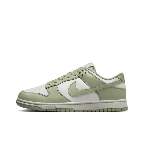 Nike Dunk Скейтборд Кроссовки Низкие Светло-Зеленые Белые Женские