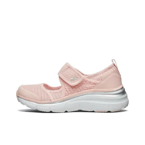 Skechers Мода Форма Низкий Топ Спортивная Повседневная Обувь Женская Розовая