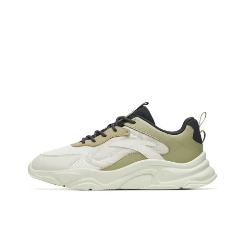 ANTA Амортизация и Дышащий Низкий Топ Спортивная Повседневная Обувь Белый Зеленый