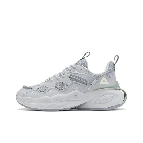 PEAK Attitude Extreme Series Амортизаторы Slip-resistant устойчивые к истиранию Низкий топ Спортивная повседневная обувь Ледяной серый