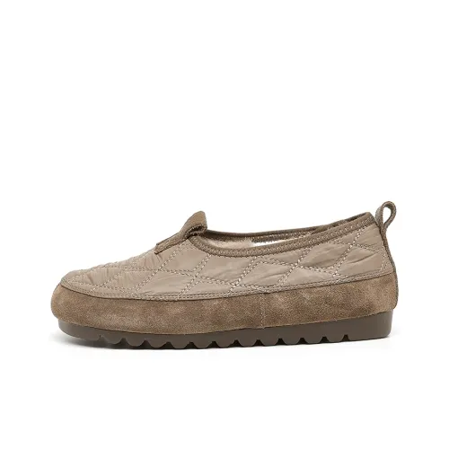 OULISASI Женские повседневные туфли Low Top Khaki Женские