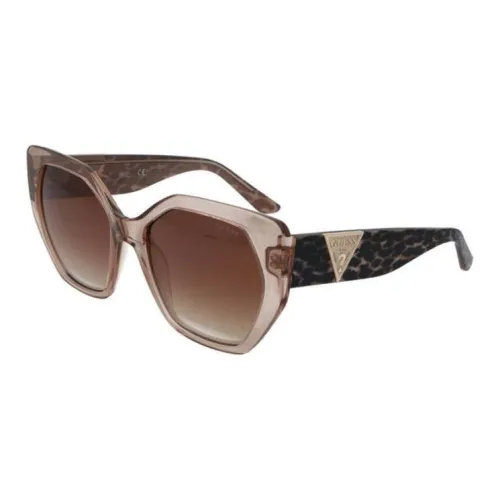 GUESS Пластик Нерегулярная форма Солнцезащитные очки Женские Черепаховый