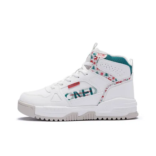 361° Термический Slip-resistant Abrasion-resistant Легкий Высокий Топ Скейтборд Кроссовки Женские Белый Красный Зеленый