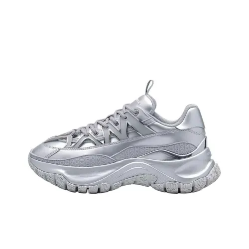 MARC JACOBS Lazy HIKER Low Топ Повседневная обувь Женская Серебряная