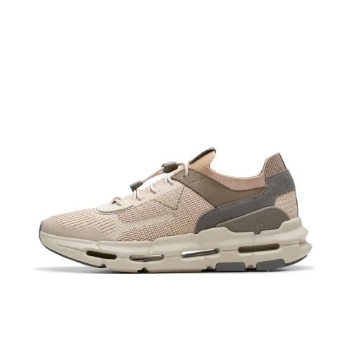 Clarks Низкий Топ Casual Мужской Светло-Серый